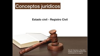 Estado civil y Registro civil [upl. by Noseyt]