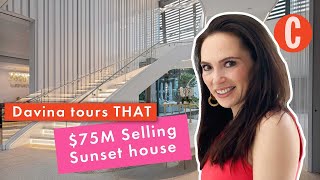 Davina Potratz tours that 75 million Selling Sunset house  Cosmopolitan UK [upl. by Glantz526]