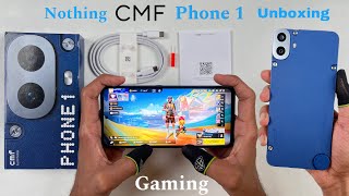 Nothing cmf Phone 1 unboxing and gaming test 50MP sony camera and dimensity 7300 CPU [upl. by Marjory]