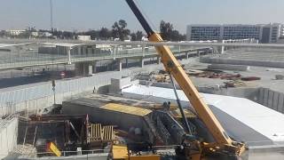 NEW METRO STATION AT ALGIERS AIRPORT [upl. by Yrrac]