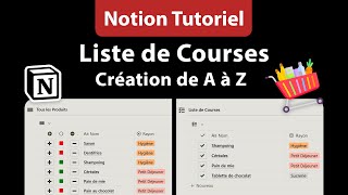 Liste de courses 🍊🍣  Organiser vos courses avec une liste qui suit votre parcours habituel 🛒 [upl. by Nol]