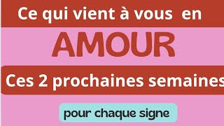 ❤️❤️ Horoscope AMOUR pour ces 2 prochaines semaines ❤️❤️ [upl. by Linnet]