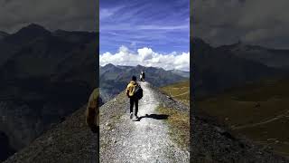 The view from Kleine Scheidegg Switzerland 😍😍😍🇨🇭🇨🇭🇨🇭 kleinescheidegg jungfraujoch [upl. by Ayital]