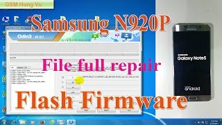 Flash firmware unbrick Samsung N920P by Odin3 V3127 ok [upl. by Assehc]