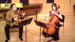 L van Beethoven Duet for Violin and Cello in C majorMaria triple B recital [upl. by Nedarb]