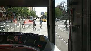 Adelaide Tram Botanic Garden to Adelaide Railway Station [upl. by Enar]