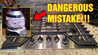 Gas Cooktop DIY Install  Biggest Common Mistake [upl. by Adihahs]