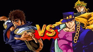 MUGEN  Kenshiro Vs Jotaro and Dio [upl. by Athenian]