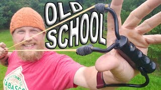 Daisy Marksman Wrist Rocket Slingshot  Old School Trick Shots  Trick Shot Tuesday Ep 14 [upl. by Rojas]