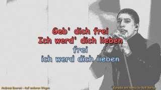 Andreas Bourani Auf anderen Wegen Instrumental with Lyrics Karaoke by Rolf Rattay [upl. by Cresa54]