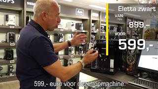 DeLonghi Eletta Cappuccino ECAM 44660B van 899 voor 599  weekendknaller [upl. by Helena]