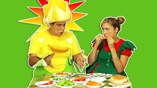 فوزي موزي وتوتي – نعمل اشكال شهية من الاكل – Tasty food shapes [upl. by Aronoel172]