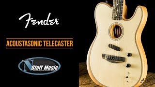 The AllNew Fender Acoustasonic Telecaster  InDepth Review [upl. by Celin]