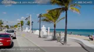 Driving Tour of Fort Lauderdale Beach Florida Seaside Properties Group at Douglas Elliman [upl. by Torie]