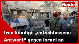 Israelischer Angriff auf iranische Botschaft in Damaskus [upl. by Sessler]