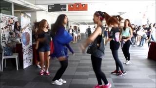 KGEN HALLYU FESTIVAL FLASHMOB 4MINUTE CL EXO B1A4 [upl. by Larochelle197]