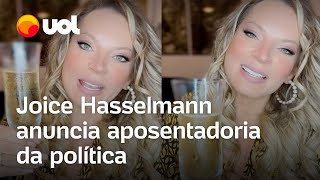 Joice Hasselmann xinga mas declara apoio a Nunes e anuncia aposentadoria da política [upl. by Damita788]