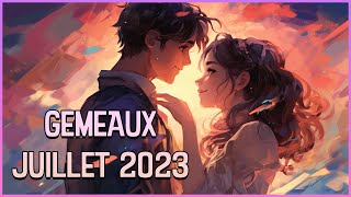 ♊ GEMEAUX  Une nouvelle rencontre amoureuse passionnée  JUILLET 2023 [upl. by Boak]