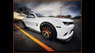 2014 Camaro 1LE Ferrada Wheels FR1 Satin Bronze Black Lip [upl. by Ardnayek]