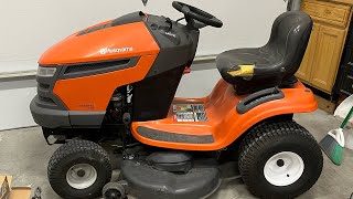 How to install a new carburetor on a husqvarna riding lawnmower Lawnmower repair [upl. by Demetrius]