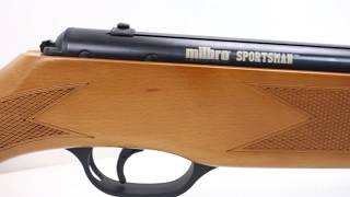 Milbro SPORTSMAN break barrel 177 Air Rifle 800 fps 390954 DMDIFFUSION [upl. by Eecyak613]