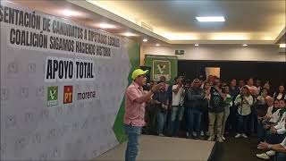 PRESENTACIÓN DE CANDIDATOS A DIPUTADOS LOCALES DE COALICIÓN quotSIGAMOS HACIENDO HISTORIAquot EN SLP [upl. by Odraode]