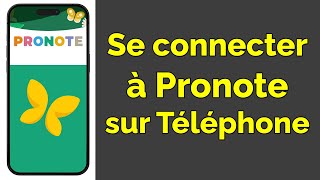 Comment se connecter à Pronote sur téléphone [upl. by Pirri280]