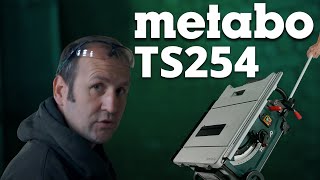 Metabo TS254 Site Saw  Toolstop Review [upl. by Downes]