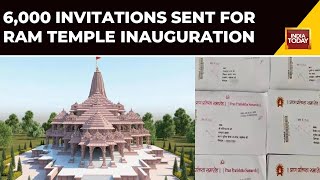 Ram Mandir 2024 Inauguration Invitation Process Commences In Ayodhya [upl. by Eniruam]