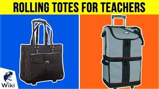 10 Best Rolling Totes For Teachers 2019 [upl. by Anastos]