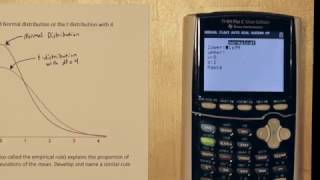 Comparing the Normal and T Distribution [upl. by Marty202]