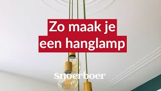 Hoe maak ik een hanglamp  Snoerboer [upl. by Christye]