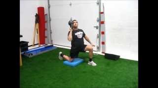 Half Kneeling quotBottoms Upquot Kettlebell Press [upl. by Greyso302]