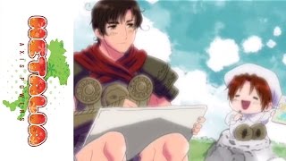 Hetalia Axis Powers on DVD 91410  Chibitalia and Holy Rome  Anime Episode Clip [upl. by Born476]