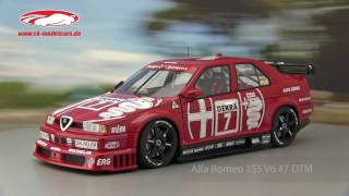 ckmodelcarsvideo Alessandro Nannini Alfa Romeo 155 V6 7 DTM 1993 Winner Hockenheim AUTOart [upl. by Lamek782]