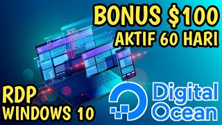 Trik RDP GRATIS Windows 10 Digital Ocean [upl. by Nosaj]