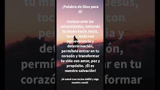 ¡Palabra de Dios para ti dios palabradedios mensajedejesus [upl. by Aicilyhp599]