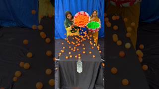 Wrold Best ping Pong Ball Roll Challange games shorts [upl. by Pacifica287]