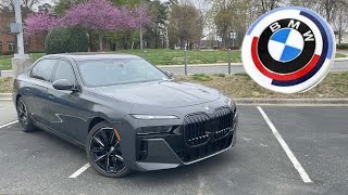 2024 BMW 760i POV Start Up Test Drive Walkaround and Review [upl. by Jose]