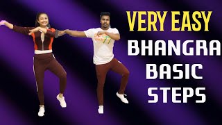 Learn Bhangra in easy way  Bhangra Basic steps  new Bhangra steps for beginners  THE DANCE MAFIA [upl. by Seuqirdor791]