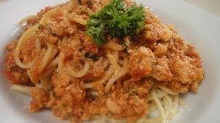 Spaghetti with Chicken Mince  Sanjeev Kapoor Khazana [upl. by Yvad]