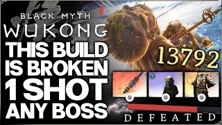 Black Myth Wukong  How to Kill ANY Boss in 1 Hit  GAME BREAKING Damage  New Best OP Build Guide [upl. by Nashbar]