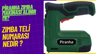 Piranha zımba makinası alınır mı Zımba teli ölçüsü [upl. by Mackay599]