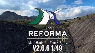 ATS MOD 149  NEW REFORMA V266  AMRICAN TRUCK SIMULATOR [upl. by Landre]