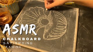 ASMR chalkboardchalkboard soundreally satisfying and relaxing sound [upl. by Drehcir]