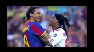 Ronaldinho vs Zlatan Ibrahimovic Best Goals Battle HD [upl. by Damales]