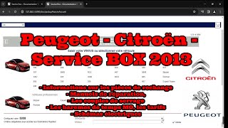 Petit aperçu de Peugeot  Citroën  Service BOX très pratique pour le PSA 👍 [upl. by Rihaz201]