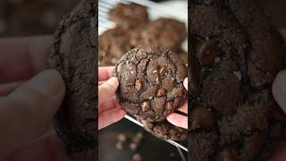 Quick and easy double chocolate chip cookies [upl. by Barayon]