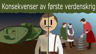 Konsekvenser av første verdenskrig [upl. by Cowley]