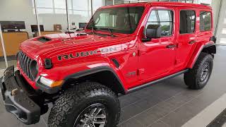 2024 JEEP WRANGLER RUBICON 392 WALKAROUND FIRECRACKER RED [upl. by Hgalehs245]